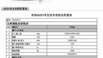 奇瑞电动汽车价格表e2000_奇瑞电动汽车价格表e2000多少钱